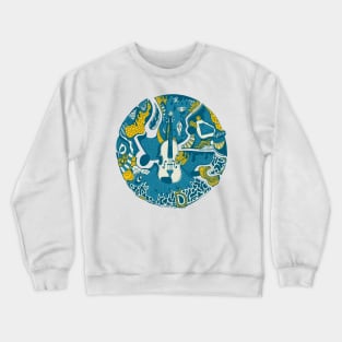 Retro Wave Circle of Music Crewneck Sweatshirt